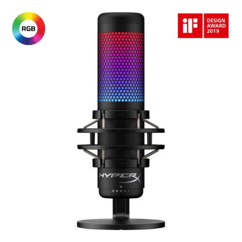 Mikrofon HP HyperX QuadCast S, Elektretni kondenzatorski, za PC, PS4, PS5 ali Mac Mikrofon HP HyperX QuadCast S, Elektretni kondenzatorski, za PC, PS4, PS5 ali Mac