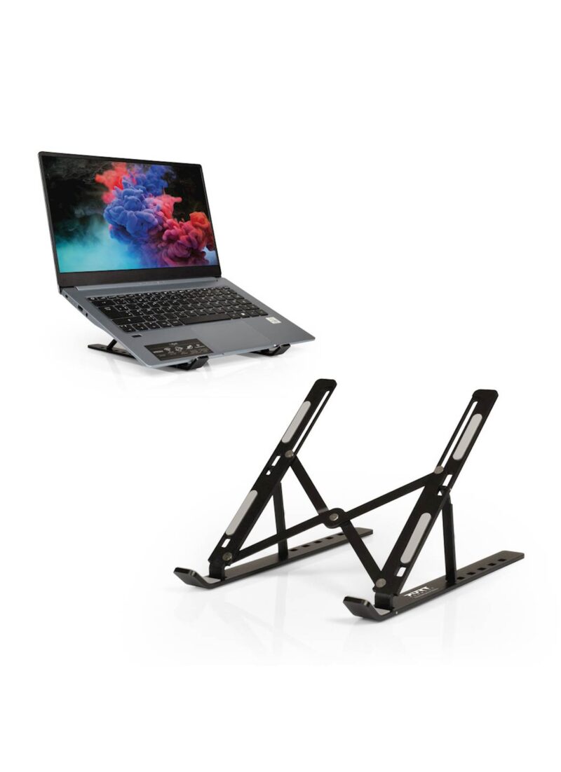 Stojalo PORT za prenosnik, od 10 do 15.6", aluminj, zložljivo/ ergonomska