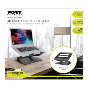 Stojalo PORT za prenosnik od 10 do 15,6", aluminj