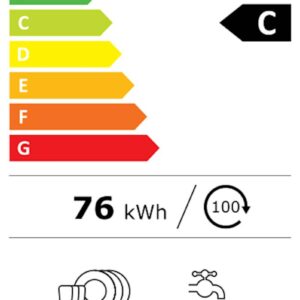 Delno vgradni pomivalni stroj AEG FEE84706PM, 60 cm, inverter motor