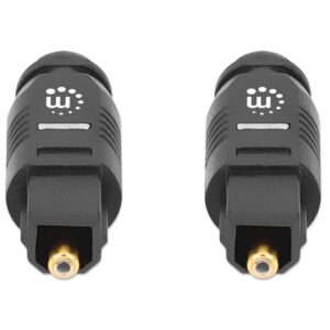 Kabel digitalni optični avdio Toslink MANHATTAN, 2xToslink S/PDIF moški, 3 m, črne barve