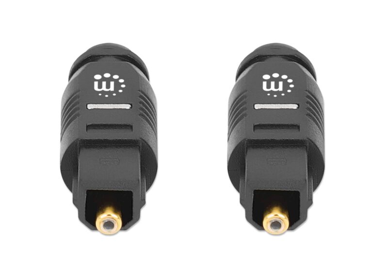 Kabel digitalni optični avdio Toslink MANHATTAN, 2xToslink S/PDIF moški, 3 m, črne barve