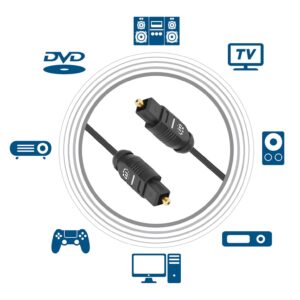Kabel digitalni optični avdio Toslink MANHATTAN, 2xToslink S/PDIF moški, 3 m, črne barve