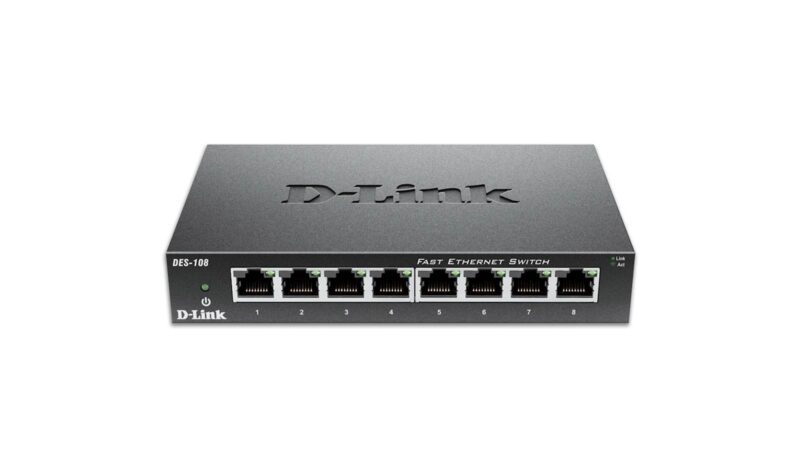 Mrežno stikalo D-LINK DES-108/E