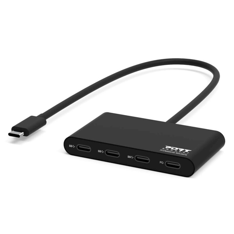 HUB PORT USB-C, 3 x USB-C +1X USB-C, 3xUSB Type C 3.1 Gen 1
