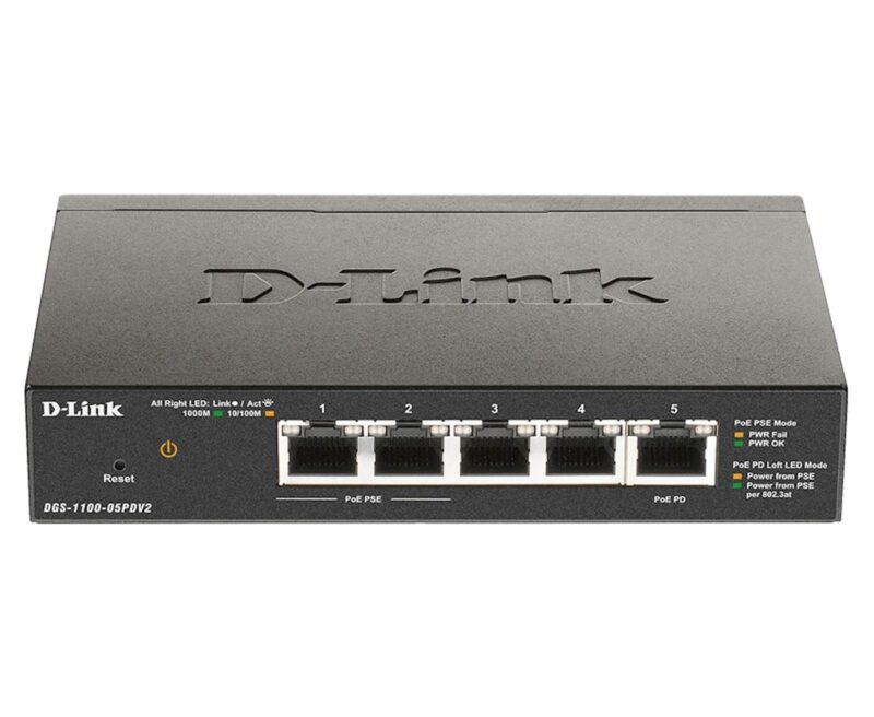 Mrežno stikalo D-link DGS-1100-05PDV2