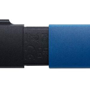 USB disk Kingston 64GB DT Exodia M, 3.2 Gen1, črno moder, drsni priključek