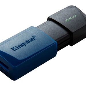 USB disk Kingston 64GB DT Exodia M, 3.2 Gen1, črno moder, drsni priključek