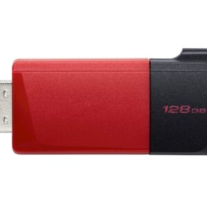 USB disk Kingston 128GB DT Exodia M, 3.2 Gen1, črno rdeč, drsni priključek