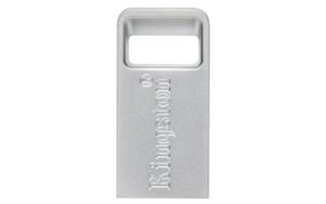 USB DISK KINGSTON 256GB DT Micro, 3.1, srebrn, kovinski, micro format, 3.2, srebrn, kovinski