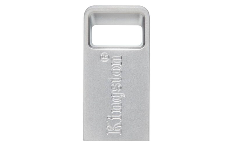 USB DISK KINGSTON 256GB DT Micro, 3.1, srebrn, kovinski, micro format, 3.2, srebrn, kovinski