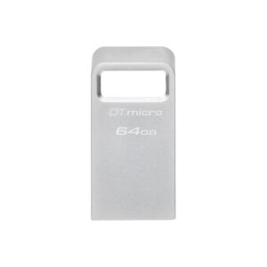USB DISK KINGSTON 64GB DT Micro, 3.1, srebrn, kovinski, micro format, 3.2, srebrn, kovinski