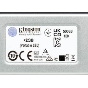 SSD Kingston prenosni 4TB XS2000, USB C 3.2, 2000/2000MB/s
