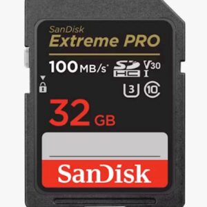SDHC SANDISK 32GB EXTREME PRO, 100/90MB/s, UHS-I, U3, C10, V30 SDHC SANDISK 32GB EXTREME PRO, 100/90MB/s, UHS-I, U3, C10, V30