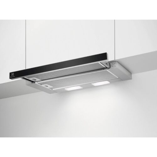 Vgradna izvlečna napa Electrolux LFP326AB, 60 cm, črna fronta