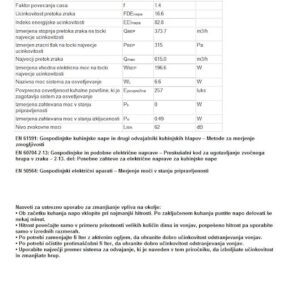 Kuhinjska napa Electrolux LFV439K, 90 cm, črna