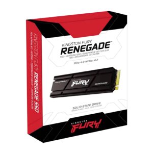 SSD Kingston M.2 PCIe NVMe 2TB FURY Renegade, 7300/7000 MB/s, PCIe 4.0, 3D TLC, s hladilnikom
