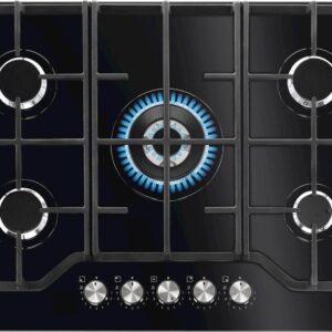 Vgr. kuhalna plošča Electrolux KGG75362K, 5x plin na steklu