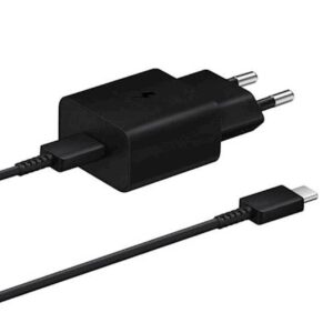 SAMSUNG ADAPTER+KABEL HITRI TYPE-C to TYPE-C 15W BLACK SAMSUNG ADAPTER+KABEL HITRI TYPE-C to TYPE-C 15W BLACK