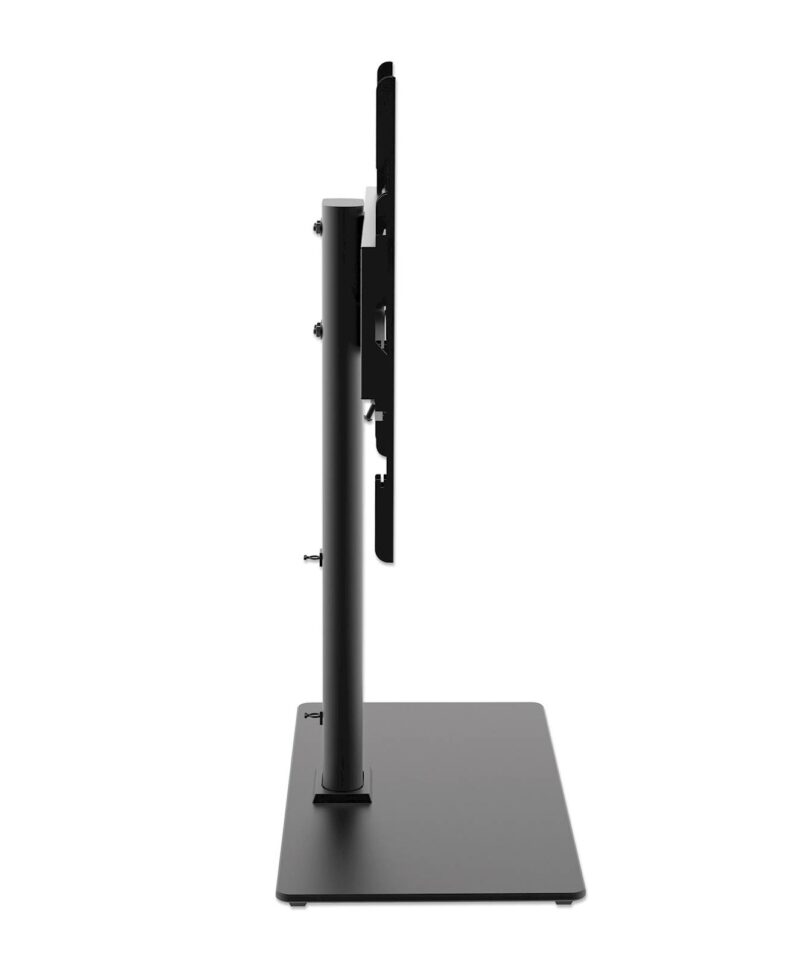 Namizni TV nosilec 32''-65'' MANHATTAN 45kg, po višini nastavljiv, črne barve