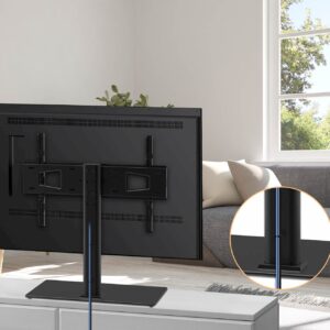 Namizni TV nosilec 32''-65'' MANHATTAN 45kg, po višini nastavljiv, črne barve