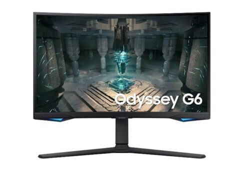 Monitor Samsung 27" G65B Odyssey G6 ukrivljen, VA, 2560x1440, 2x HDMI, DP, USB, Wi-Fi, 240Hz