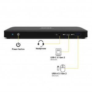 Docking Station PORT Type C, office 3x4K