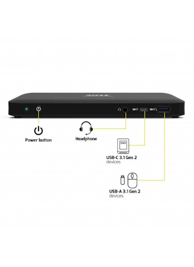 Docking Station PORT Type C, office 3x4K