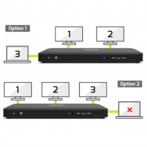 Docking Station PORT Type C, office 3x4K