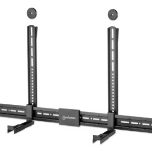 Univerzalni nosilec za sound bar MANHATTAN, 15kg, črne barve