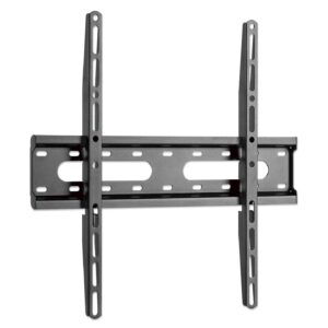 Stenski fiksni TV nosilec 32''-55'' MANHATTAN, 45kg, črne barve, ultra tanek