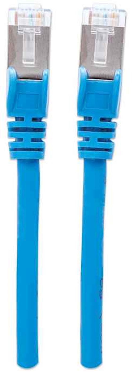 Mrežni kabel Intellinet 0,5m Cat6A moder Mrežni kabel Intellinet 0,5m Cat6A moder