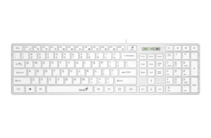 Tipkovnica Genius Slimstar 126 USB bela Tipkovnica Genius Slimstar 126 USB bela