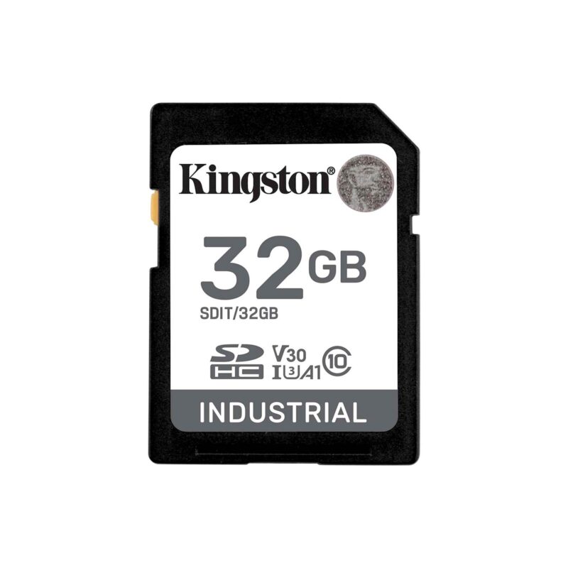 SDHC Kingston 32GB Industrial, do 100MB/s, Class 10, UHS-I, U3, V30, A1