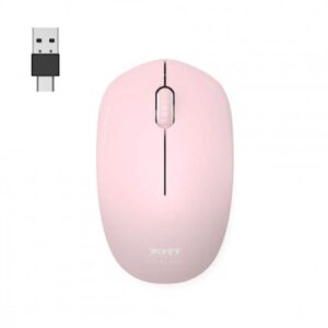 Miška PORT WL USB-A/USB-C roza Miška PORT WL USB-A/USB-C roza