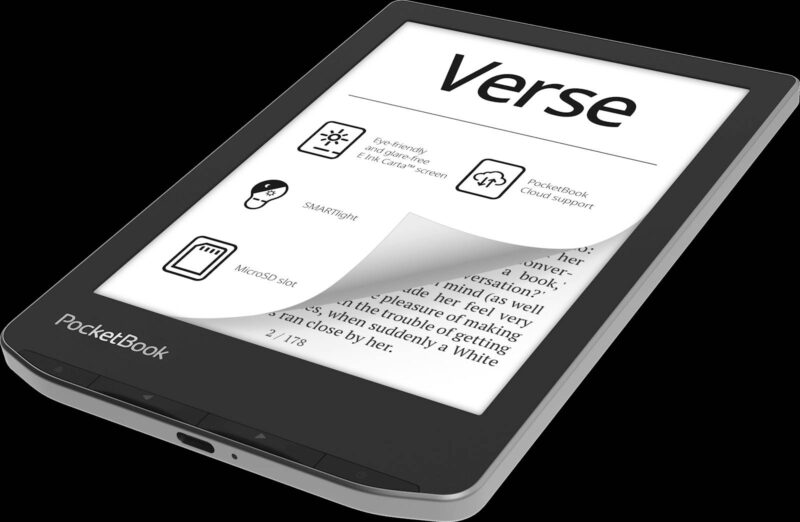 Elektronski bralnik PocketBook Verse, siv