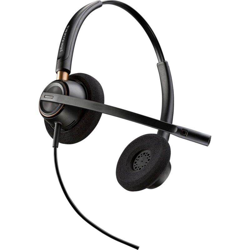 Binavralne slušalke Poly EncorePro HW520 s priklopom Quick Disconnect