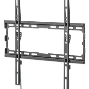 Stenski fiksni TV nosilec 32''-70'' MANHATTAN, 40kg, črne barve, ultra tanek