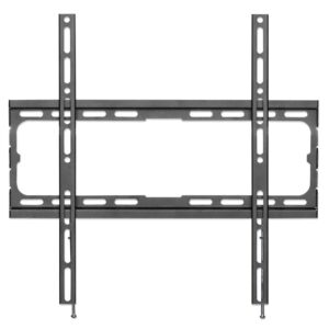 Stenski fiksni TV nosilec 32''-70'' MANHATTAN, 40kg, črne barve, ultra tanek