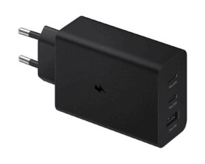 SAMSUNG ADAPTER HITRI TRIO 2x TYPE-C +1x USB-A 65W BLACK SAMSUNG ADAPTER HITRI TRIO 2x TYPE-C +1x USB-A 65W BLACK
