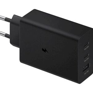 SAMSUNG ADAPTER HITRI TRIO 2x TYPE-C +1x USB-A 65W BLACK