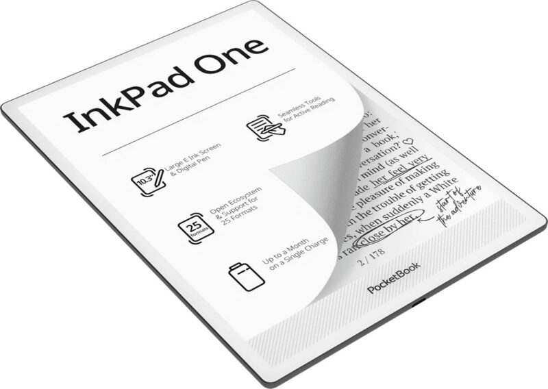 Elektronski bralnik PocketBook InkPad One, črn