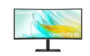 Monitor Samsung 34" S65UC ViewFinity S6 ukrivljen, VA, 3440x1440, HDMI, DP,USB-C, LAN, zvočnik Monitor Samsung 34" S65UC ViewFinity S6 ukrivljen, VA, 3440x1440, HDMI, DP,USB-C, LAN, zvočnik