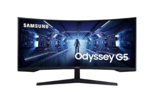 Monitor Samsung 34" G55T Odyssey G5 ukrivljen, VA, 3440x1440, HDMI, DP
