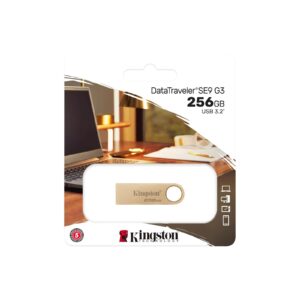USB disk Kingston 256GB DT SE9 G3, 3.2, 220/100MB/s, kovinski