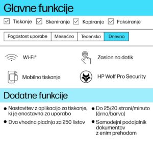 Večfunkcijska brizgalna naprava HP OfficeJet Pro 9132e, Instant ink