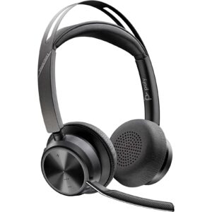 Naglavne slušalke Poly Voyager Focus 2 USB-C s stojalom za polnjenje