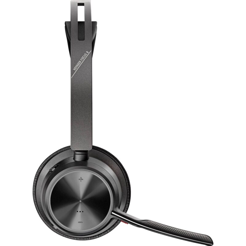 Naglavne slušalke Poly Voyager Focus 2 USB-C s stojalom za polnjenje