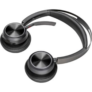 Naglavne slušalke Poly Voyager Focus 2 USB-C s stojalom za polnjenje