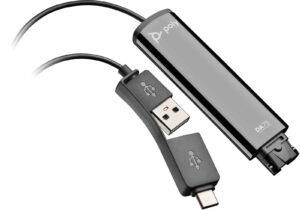 Poly DA75 USB na QD Adapter - združljiv s katerimi koli slušalkami Poly s Quick Disconnect Poly DA75 USB na QD Adapter - združljiv s katerimi koli slušalkami Poly s Quick Disconnect